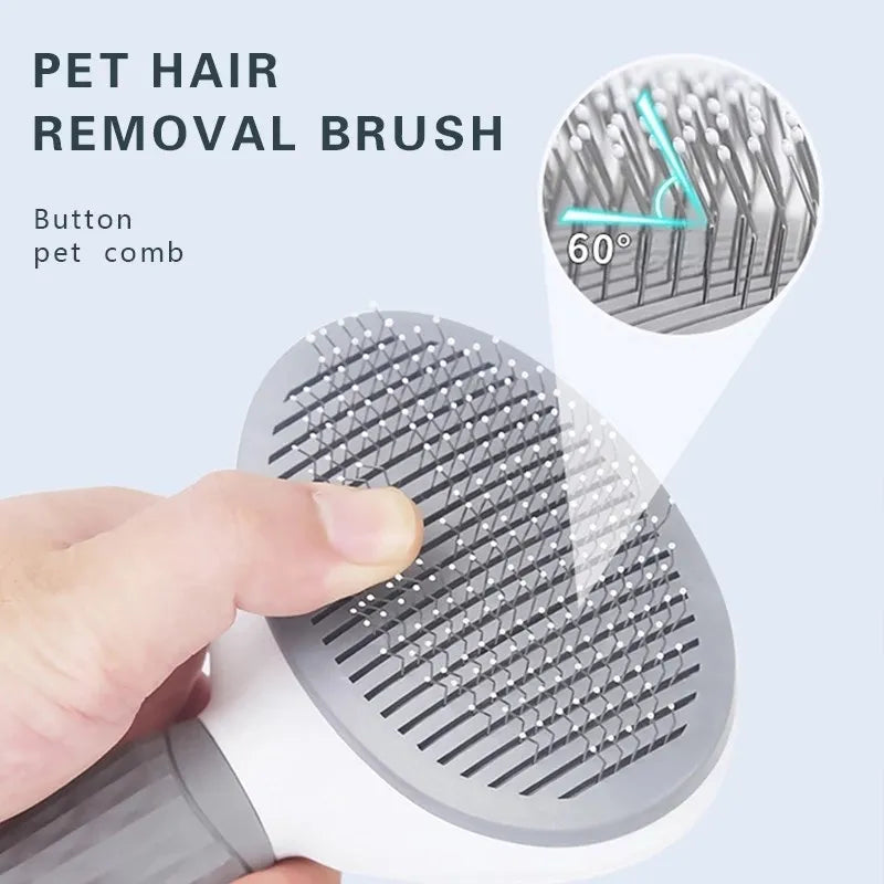 Brosse Anti-Nœuds avec Poussoir
